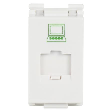 เต้ารับคอมพิวเตอร์ HACO CAT5E W8201PC สีขาว