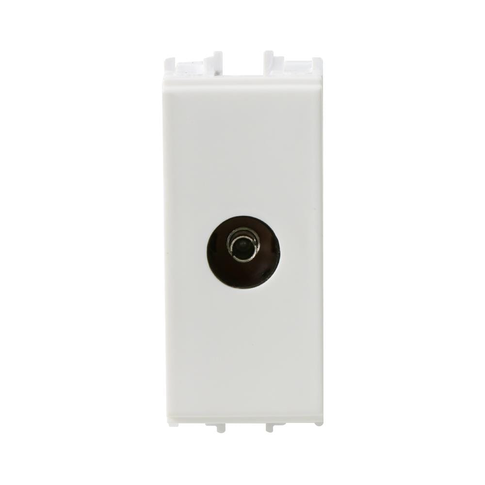 เต้ารับโทรทัศน์ 75 โอห์ม  HACO  M3-T111 สีขาว
