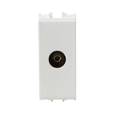 เต้ารับโทรทัศน์ 75 โอห์ม  HACO  M3-T111 สีขาว