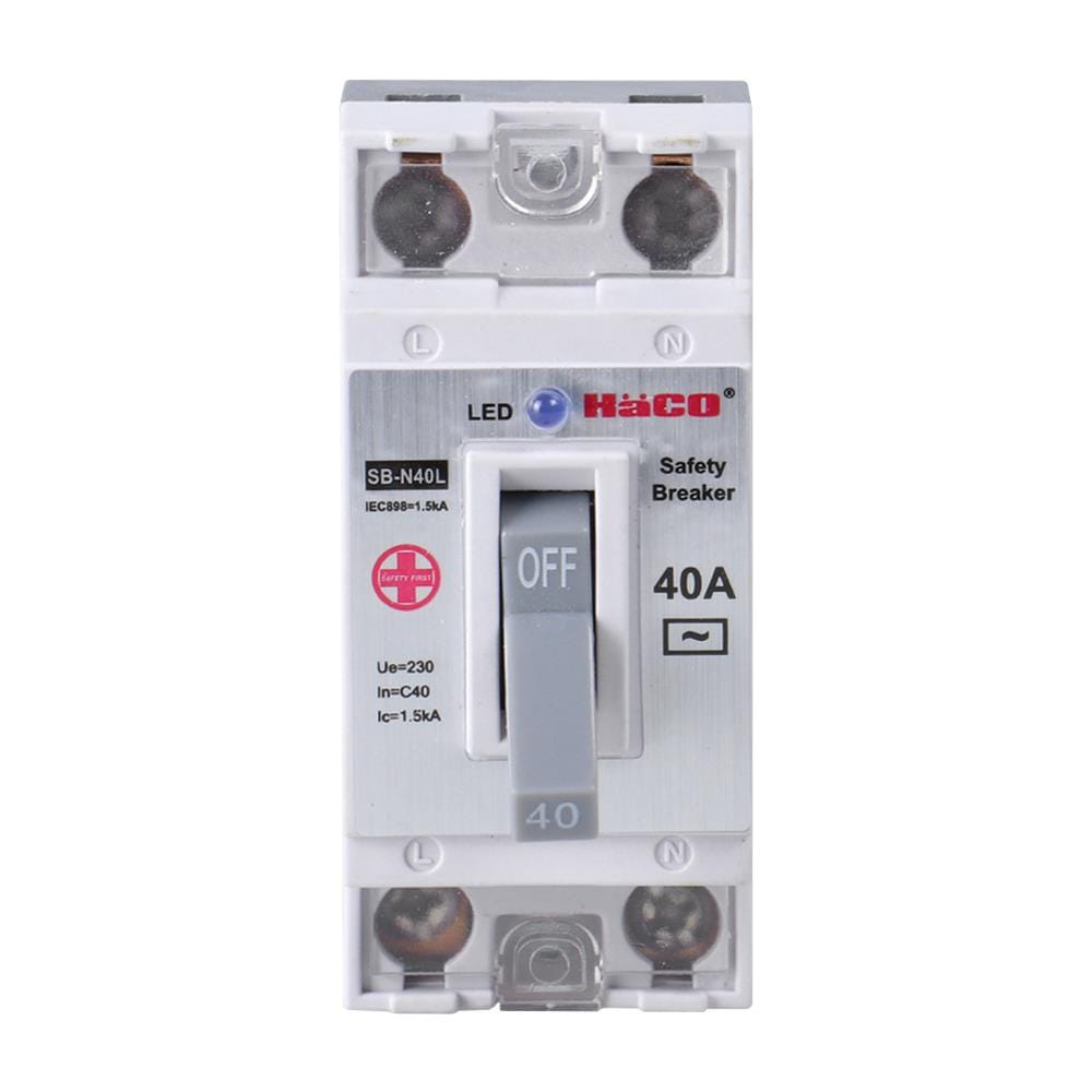 เซฟตี้เบรกเกอร์ 40 แอมป์ 1 เฟส HACO SB