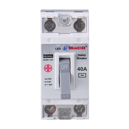 เซฟตี้เบรกเกอร์ 40 แอมป์ 1 เฟส HACO SB_0