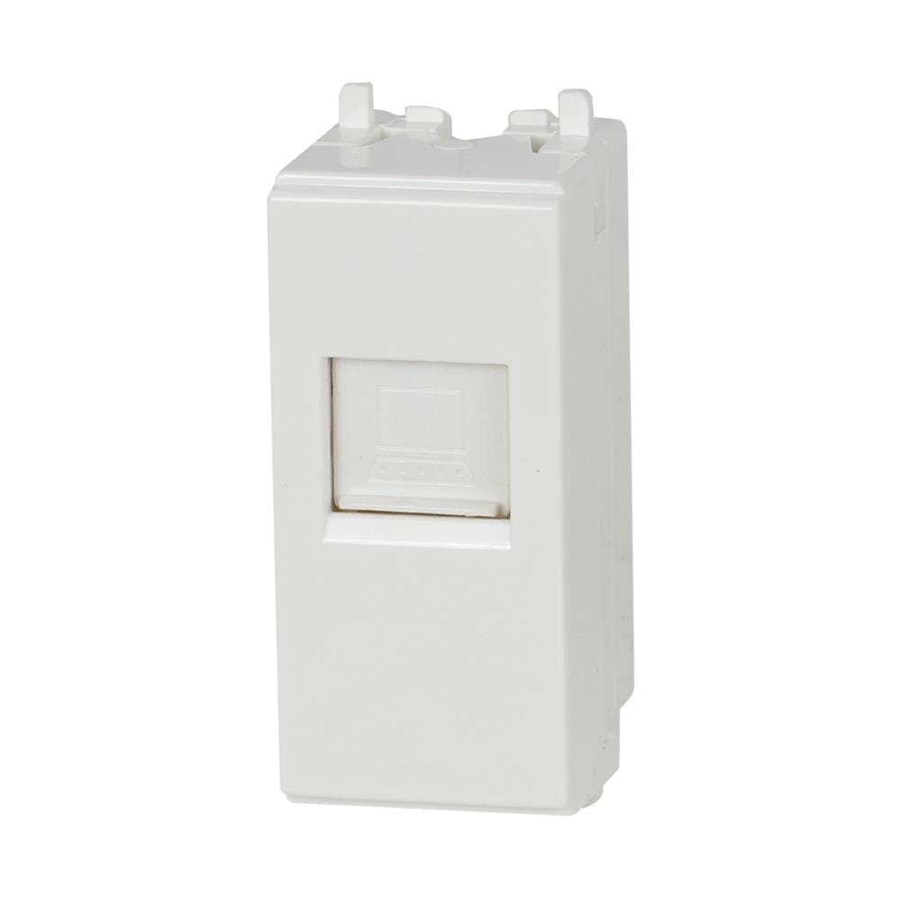 เต้ารับคอมพิวเตอร์ HACO CAT5E J-045 สีขาว