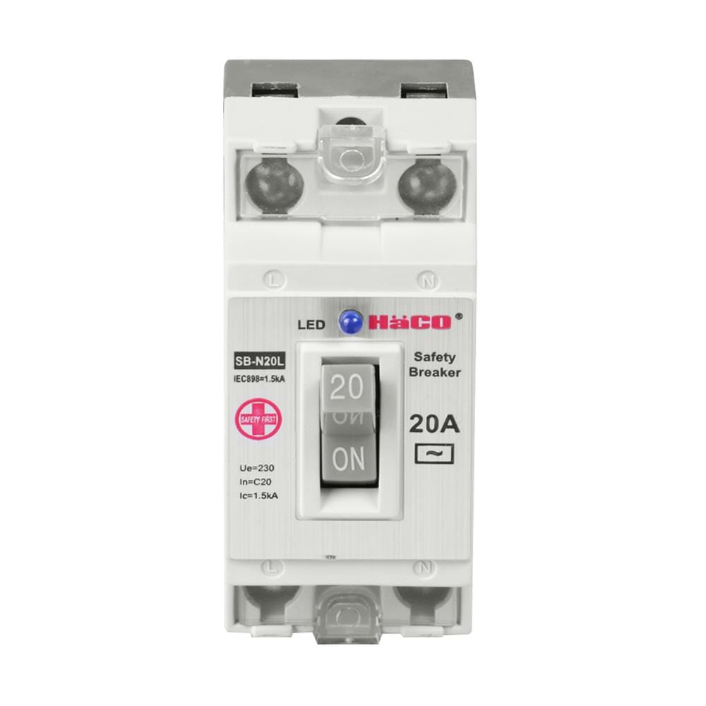 เซฟตี้เบรกเกอร์ 20 แอมป์ 1 เฟส HACO SB