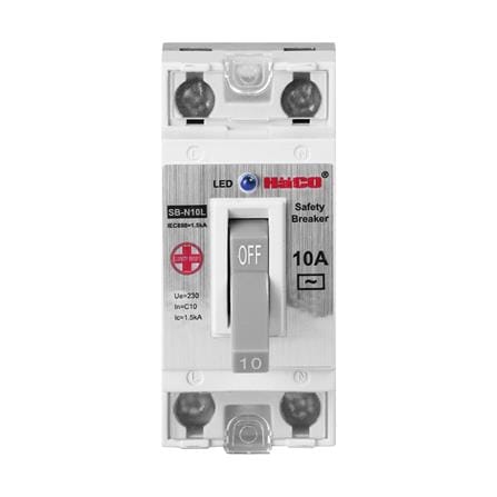 เซฟตี้เบรกเกอร์ 10 แอมป์ 1 เฟส HACO SB_0