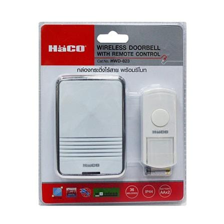 กระดิ่งไร้สายแบตเตอรี่ HACO AA HWD-823_1
