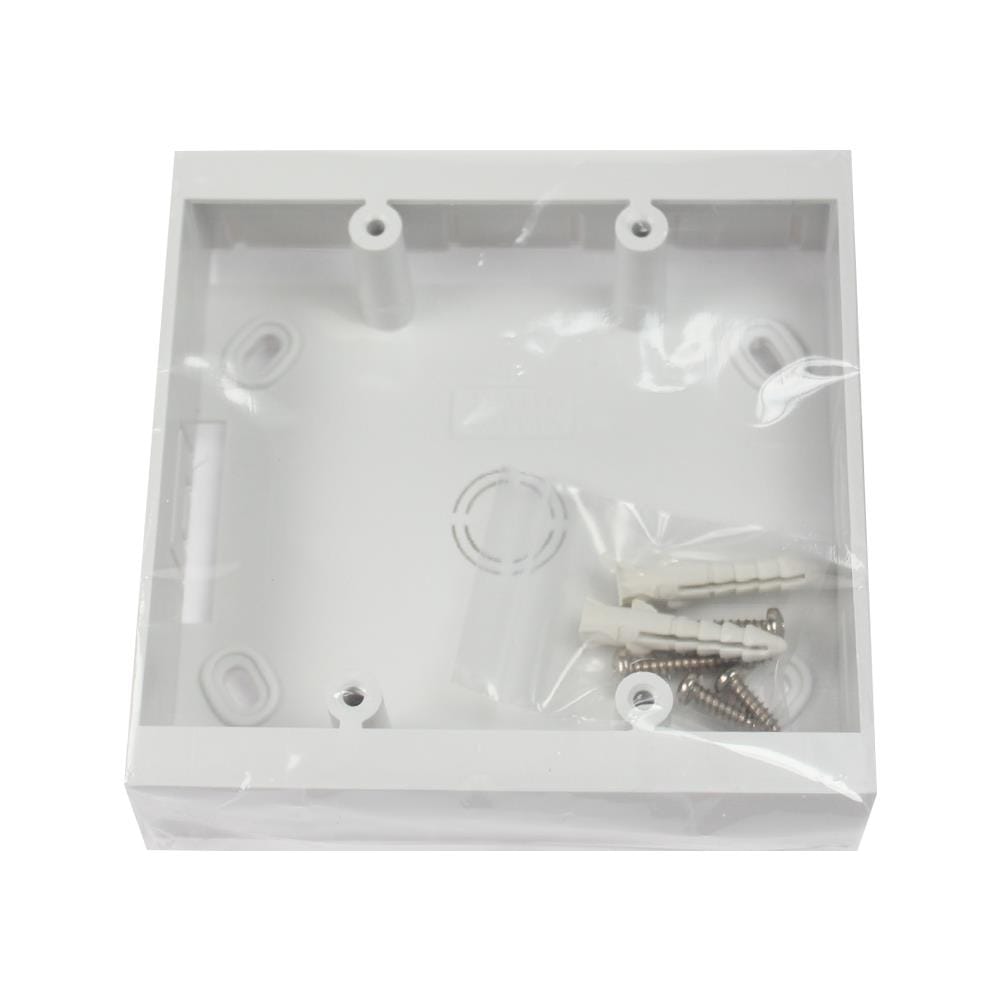 กล่องลอย HACO W114A 4x4 นิ้ว สีขาว
