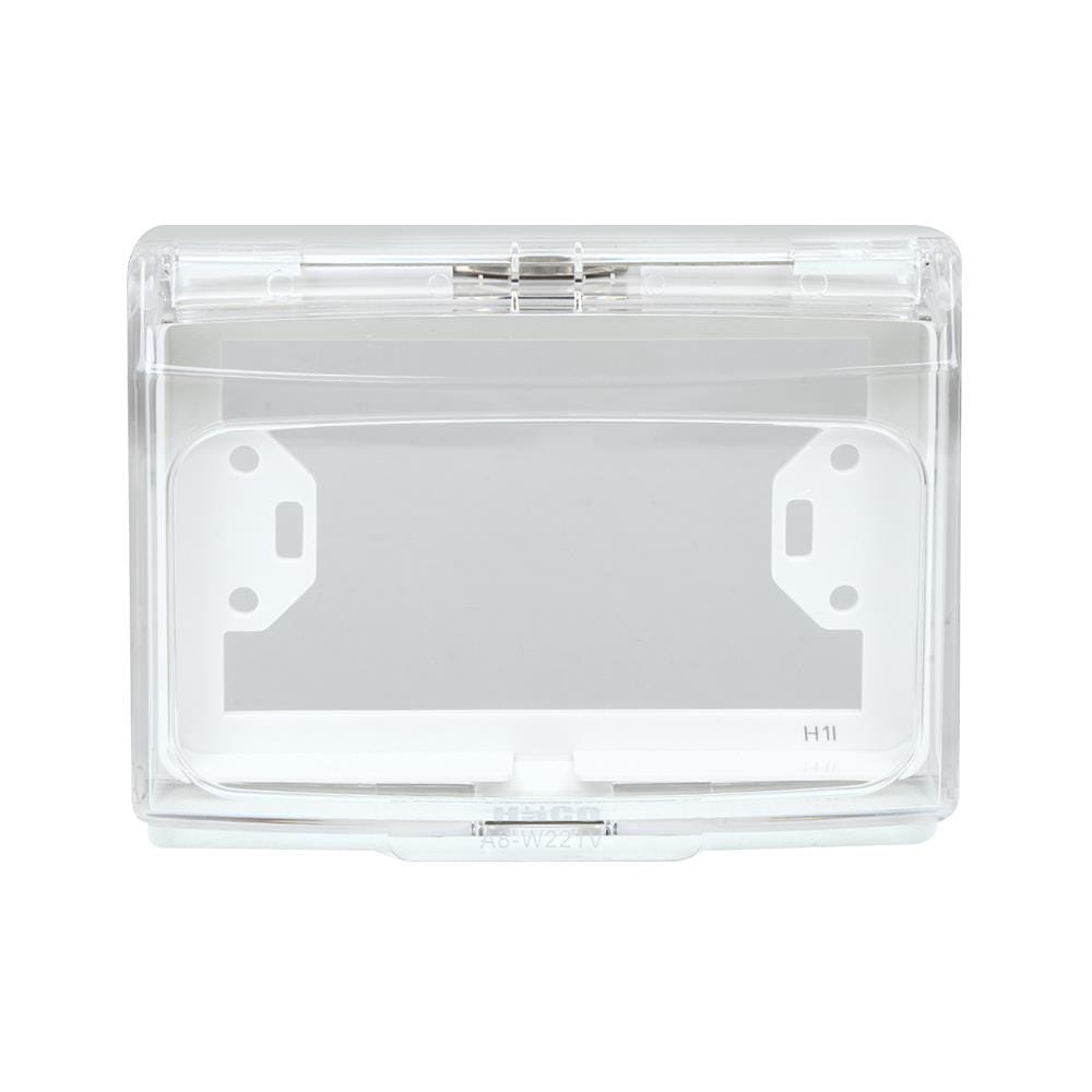 หน้ากากกันน้ำ HACO 3 ช่อง A8-W221V สีขาวใส