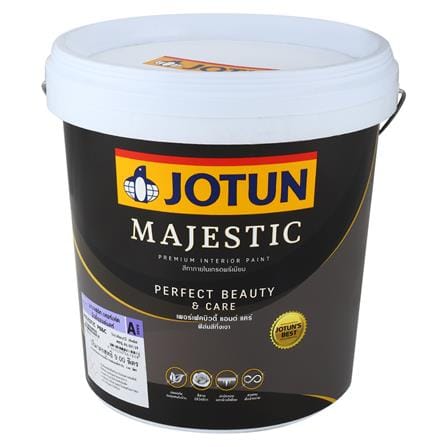 WATER-BASED INTERIOR PAINT SHEEN JOTUN MAJESTIC PERFECT BEAUTY AND CARE BASE A WHITE 2.5GAL_0