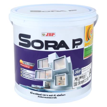สีน้ำทาภายนอก ชนิดกึ่งเงา JBP SORA P BASE A 1 แกลลอน