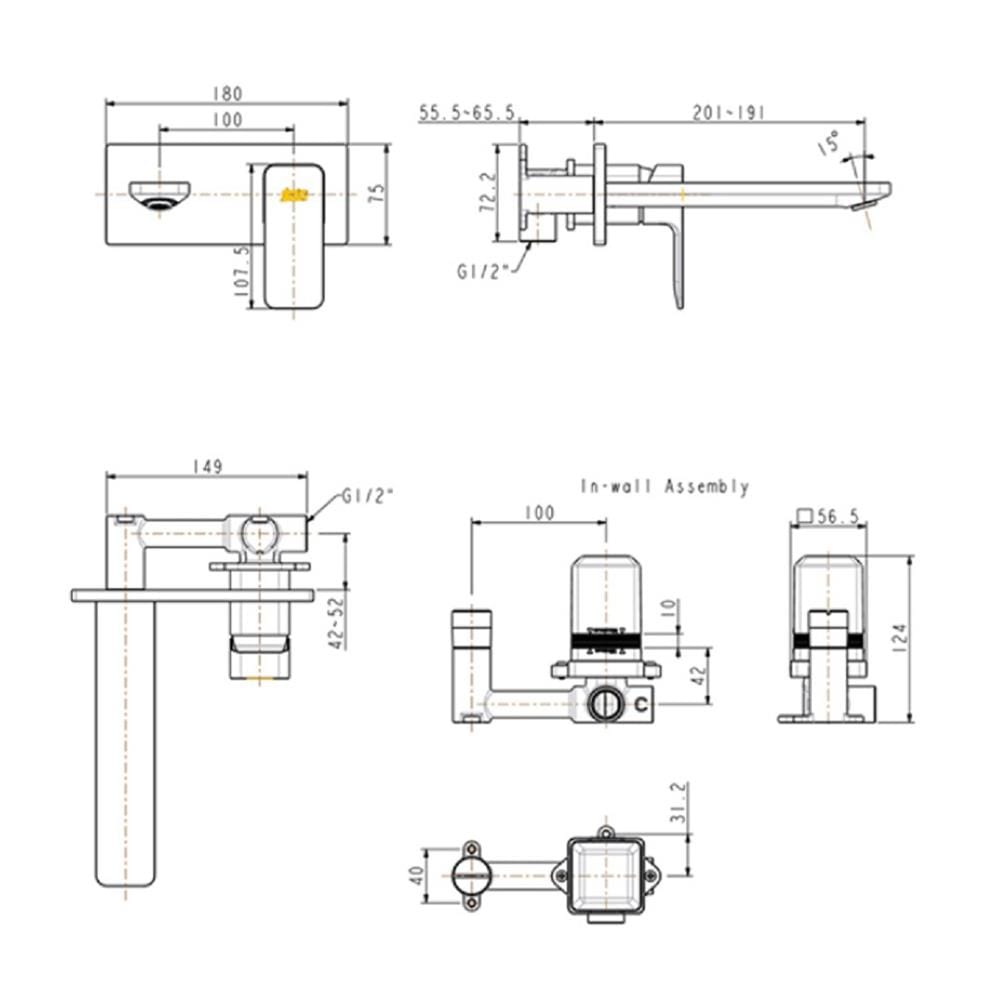 ก๊อกอ่างล้างหน้าผสม AMERICAN STANDARD A-1304-120