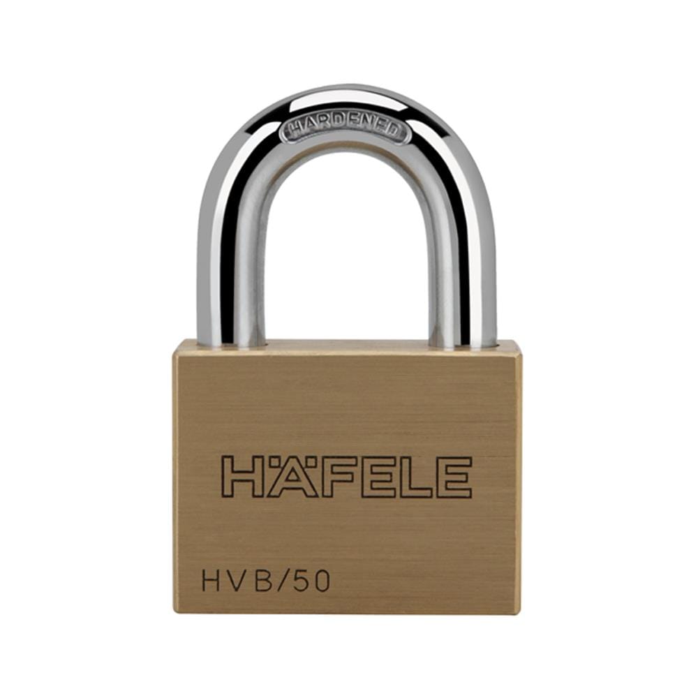 กุญแจลูกปืน HAFELE 482.01.984 50 มม. สีทองเหลือง