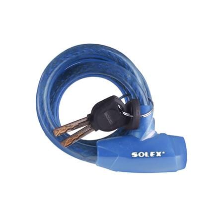 KEYED CABLE LOCK SOLEX 3310 BLUE