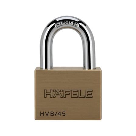 กุญแจลูกปืน HAFELE 482.01.982 45 มม. สีทองเหลือง_1