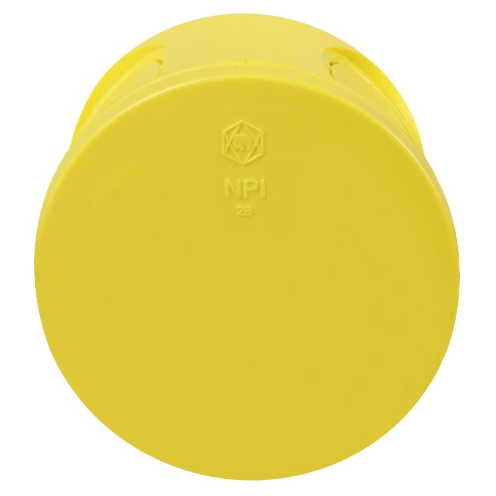กล่องพักสายกลม PVC SCG สีเหลือง
