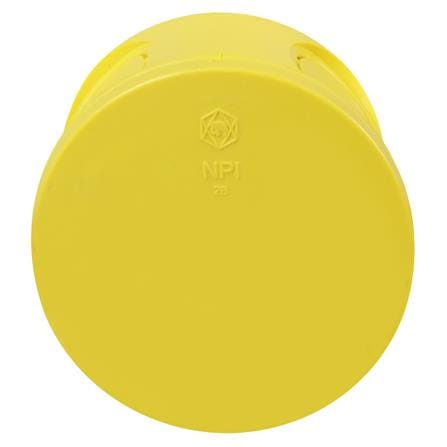 กล่องพักสายกลม PVC SCG สีเหลือง_2
