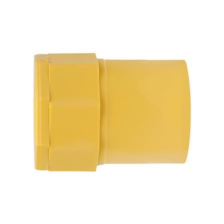 ข้อต่อเข้ากล่อง PVC ตราช้างNPI 1 นิ้ว สีเหลือง_1