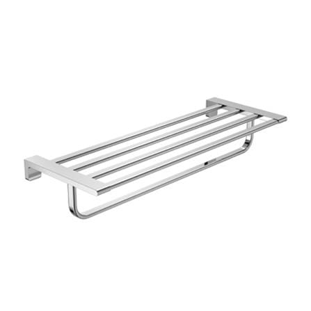 ชั้นวางพร้อมราวแขวนผ้า AMERICAN STANDARD K-1395-53-N สีโครม_0