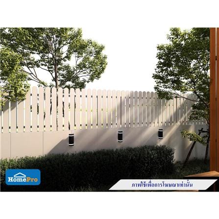 ไม้รั้ว SHERA คลาสสิกผิวเรียบ 10X100X1.6 ซม สีขาวปะการัง_3