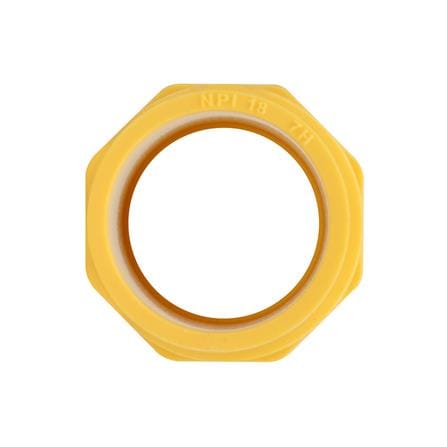 ข้อต่อเข้ากล่อง PVC ตราช้างNPI 1/2 นิ้ว สีเหลือง_2