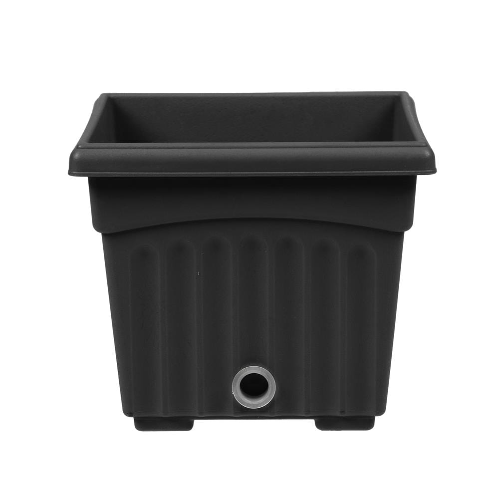 กระถางพลาสติก BABA BI-SQ-150 สี CHARCOAL