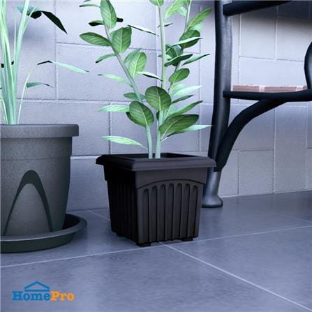กระถางพลาสติก BABA BI-SQ-150 สี CHARCOAL_4