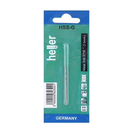 ดอกเจาะเหล็ก HELLER HIGH SPEED 1/16 นิ้ว_2