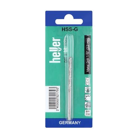 ดอกเจาะเหล็ก HELLER HIGH SPEED 1/8 นิ้ว_1