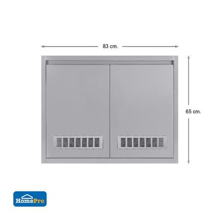 บานใต้ซิงค์ CABIN HI-GLOSS 83X65 ซม. สีเทา_6