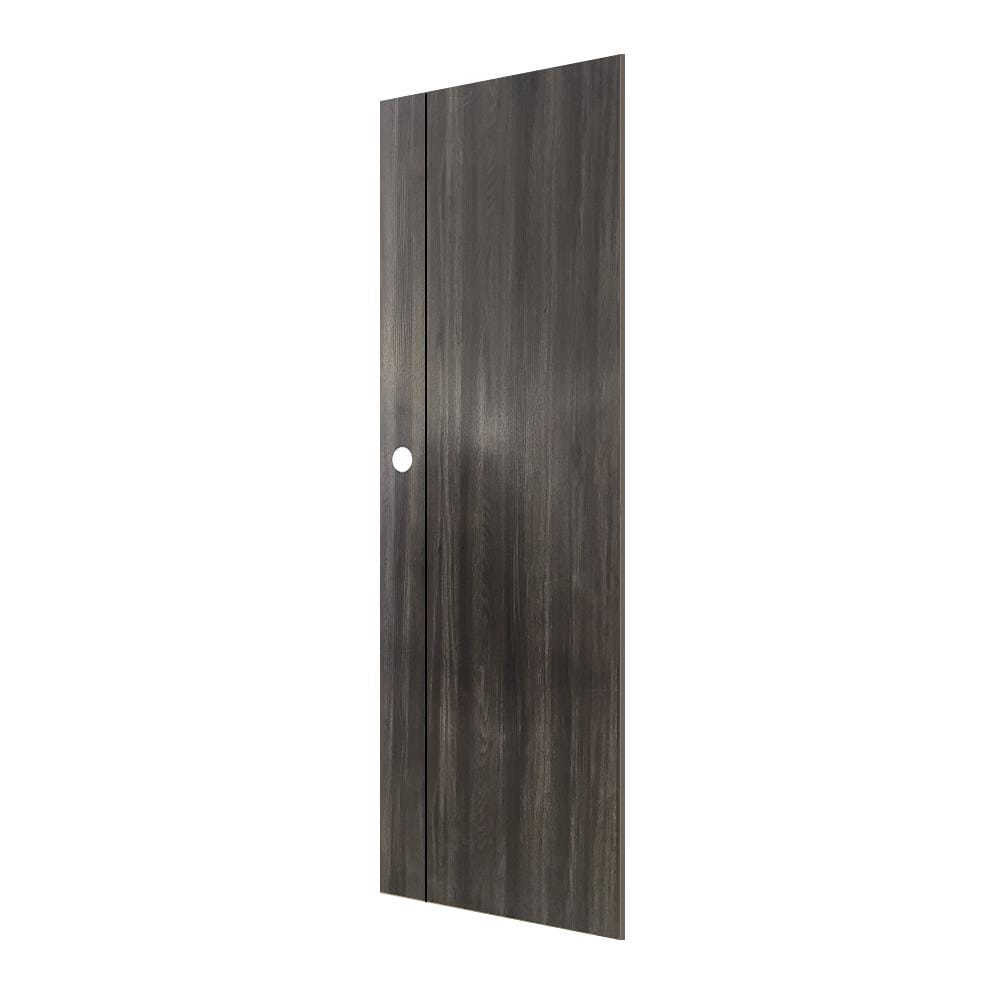 ประตูภายใน UPVC AZLE LT-05 80X200 ซม. สี DARK GREY เจาะลูกบิด