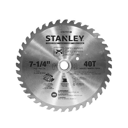 ใบเลื่อยวงเดือน STANLEY STA7757 7 นิ้ว 40 ซี่