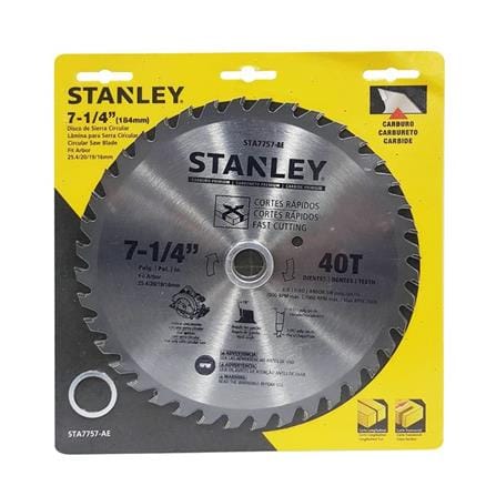 ใบเลื่อยวงเดือน STANLEY STA7757 7 นิ้ว 40 ซี่_1