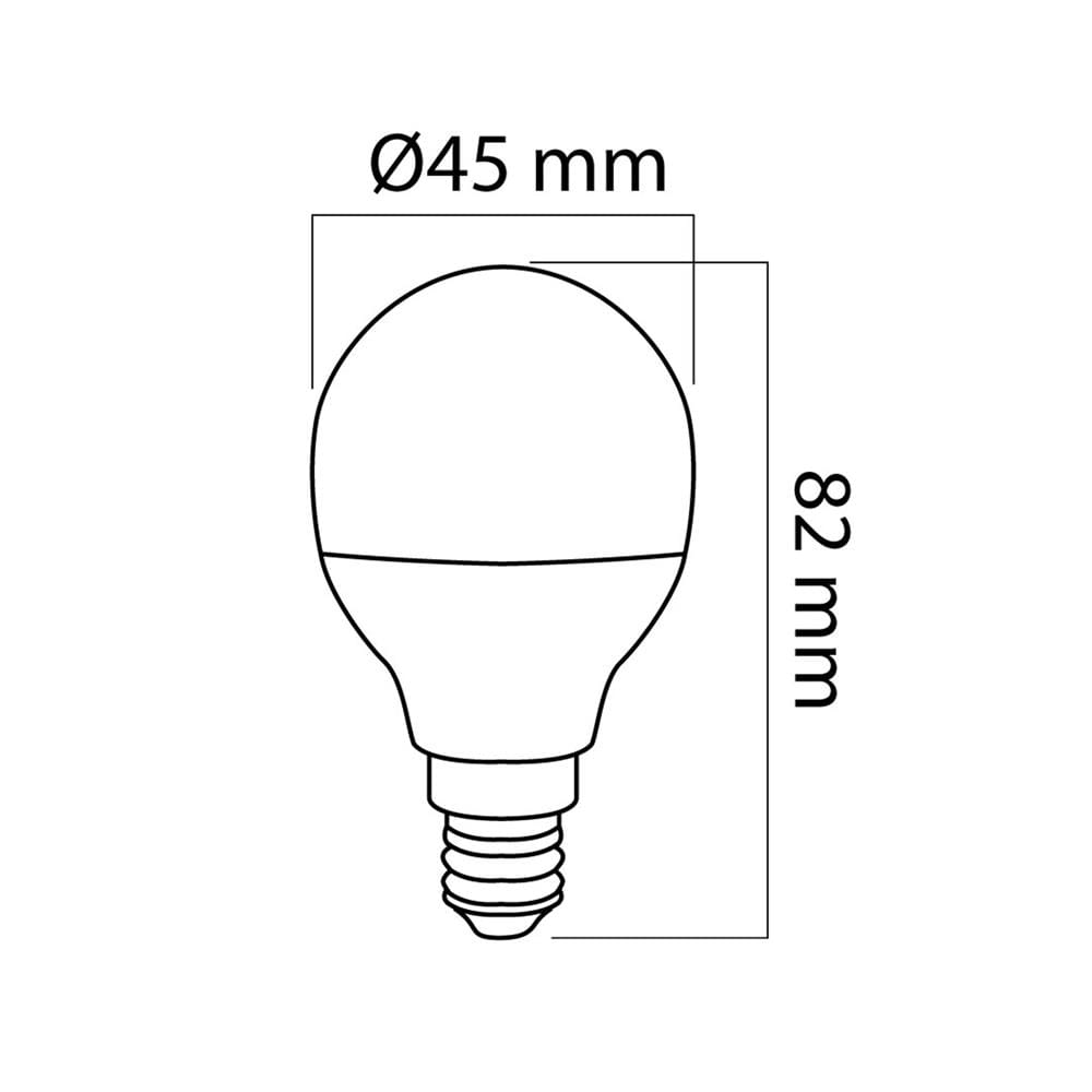 หลอด LED SHINING BULB GLOBE 3 วัตต์ WARM WHITE E14