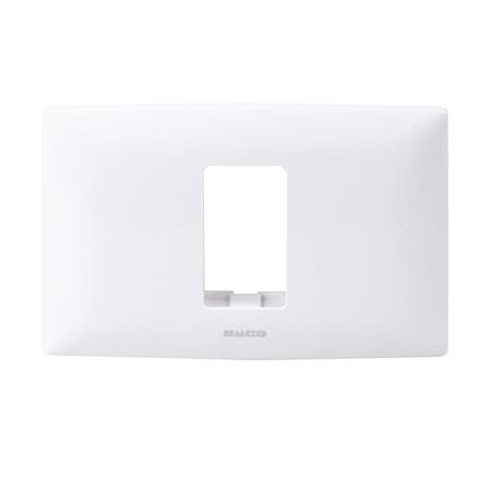 หน้ากาก 1 ช่อง HACO AP-F001 สีขาว