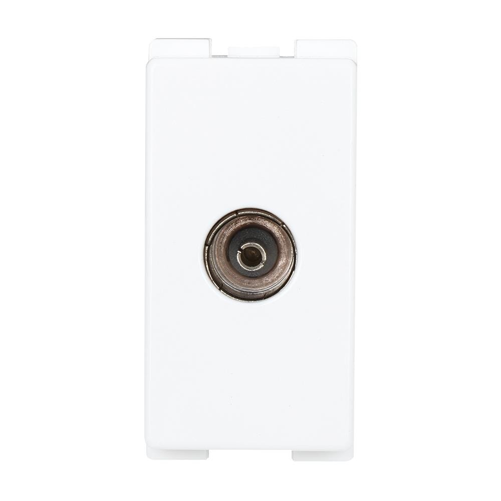 เต้ารับโทรทัศน์ 75 โอห์ม HACO AP-T075 สีขาว