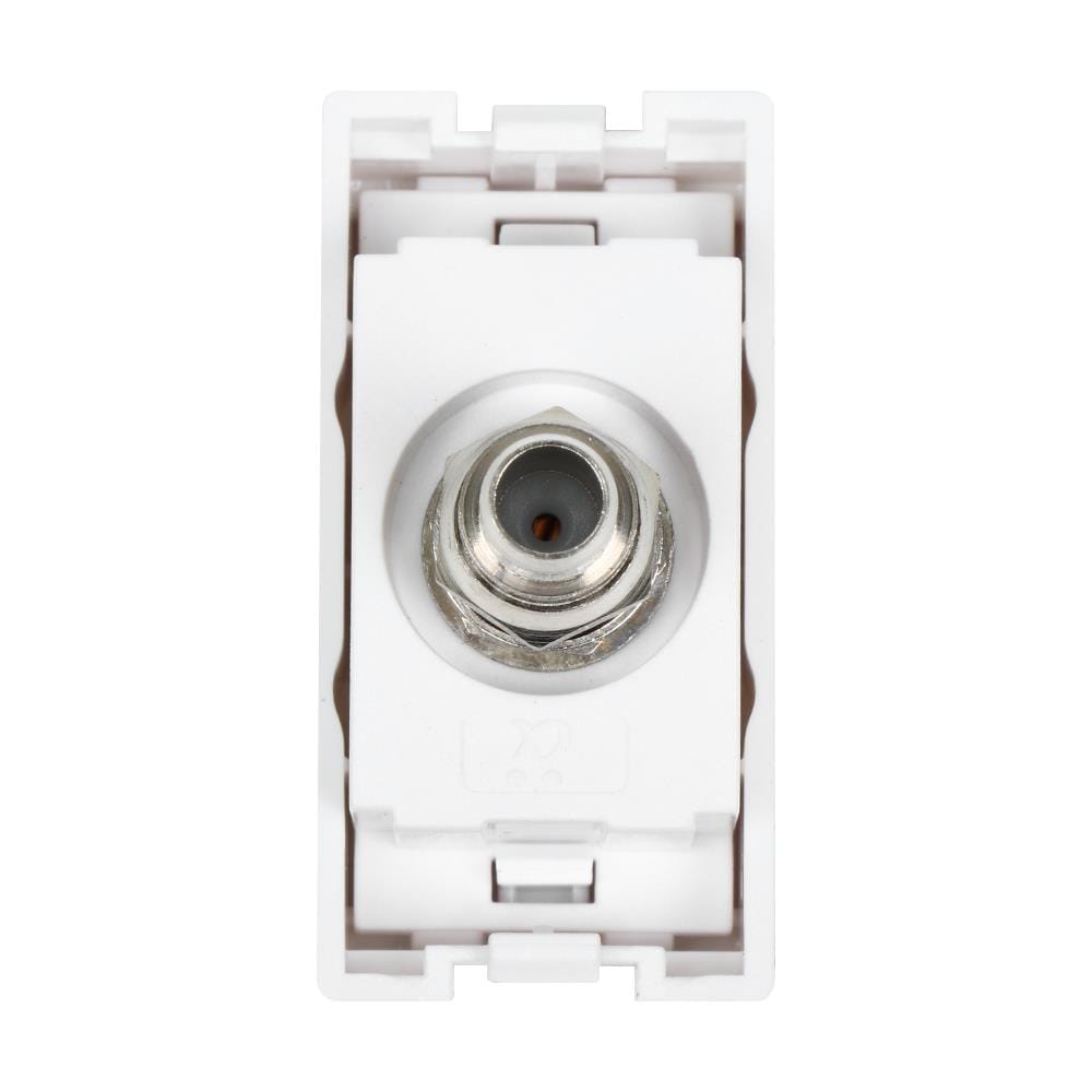 เต้ารับโทรทัศน์ 75 โอห์ม HACO AP-T075 สีขาว