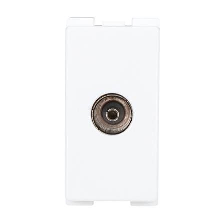 เต้ารับโทรทัศน์ 75 โอห์ม HACO AP-T075 สีขาว