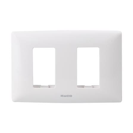 หน้ากาก 2 ช่อง HACO AP-F002 สีขาว