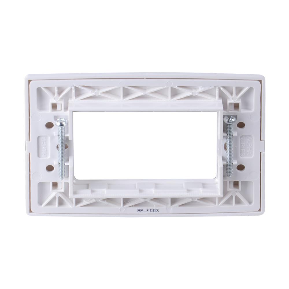 หน้ากาก 3 ช่อง HACO AP-F003 สีขาว
