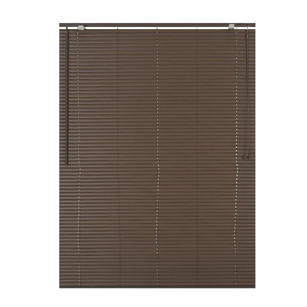 VINYL VENETIAN BLIND HOME LIVING STYLE 120X160CM DARK BROWN