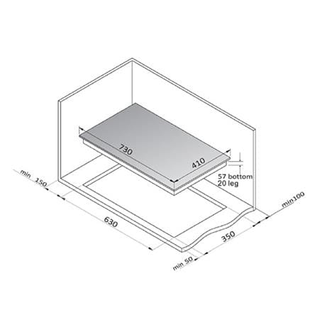 เตาฝัง+เครื่องดูดควัน TEKA LINEA GL73 2G+LDD90.2_1