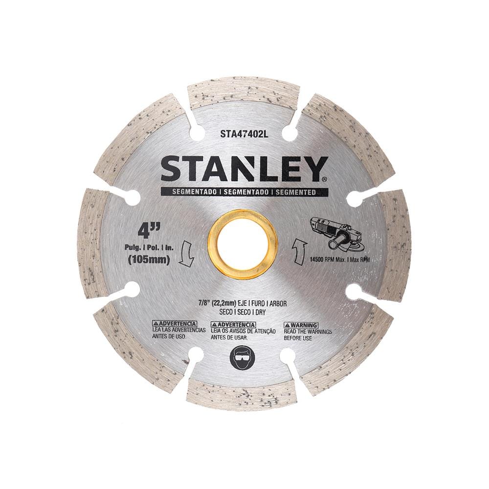 แผ่นตัดเพชรเเห้ง STANLEY STA47402L 4"