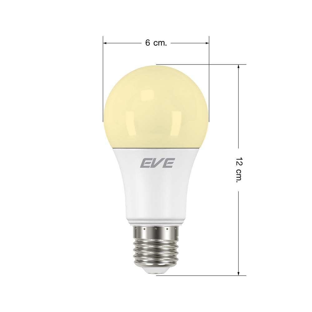 หลอด LED EVE BULB DIMMABLE 9 วัตต์ WARM WHITE E27