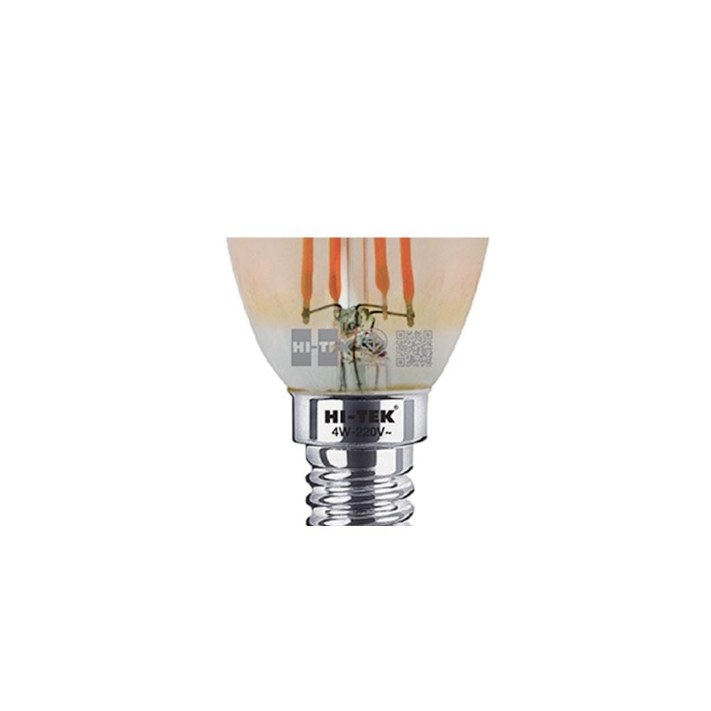 หลอด LED HI-TEK FILAMENT CANDLE 4 วัตต์ WARMWHITE E14