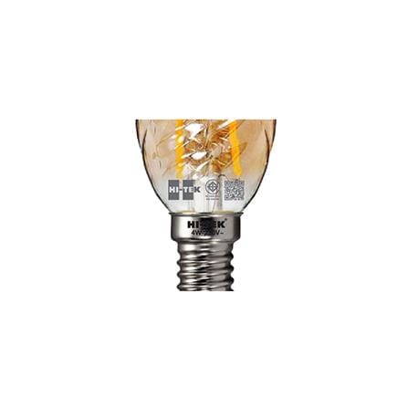 หลอด LED HI-TEK CANDLE SPIRAL 4 วัตต์ WARMWHITE E14_3