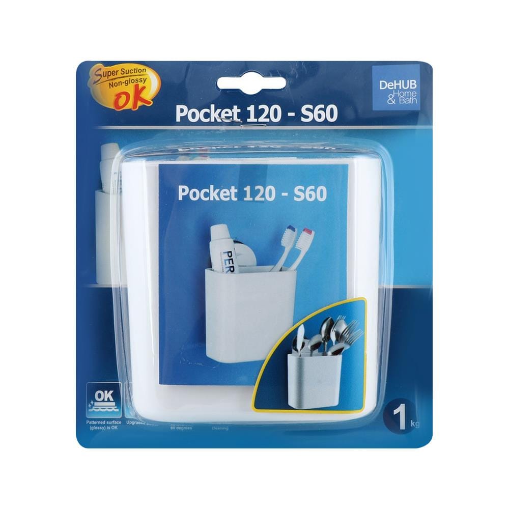 ที่ใส่อุปกรณ์ในครัวสุญญากาศ DEHUB PKT120-WH60 สีขาว