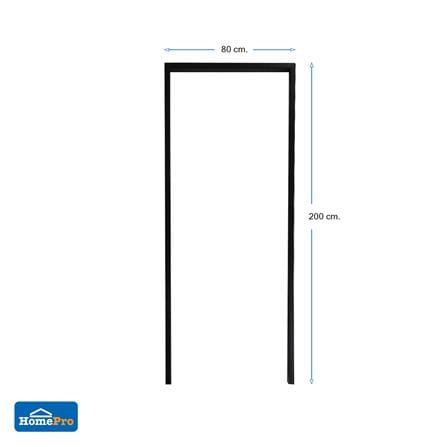 วงกบประตู UPVC AZLE 80x200 ซม. สีโอ๊คดำ_4