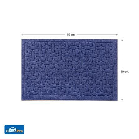 พรมเช็ดเท้าดักฝุ่น HOME LIVING STYLE MX2046 39X59 ซม. สีเทา_6