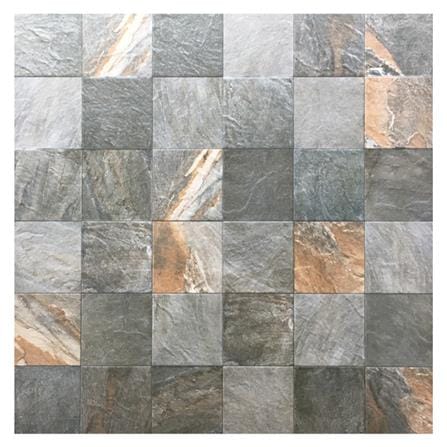กระเบื้องพื้น 16x16 นิ้ว DURAGRES ไอโอวา ดำ EXC A_0