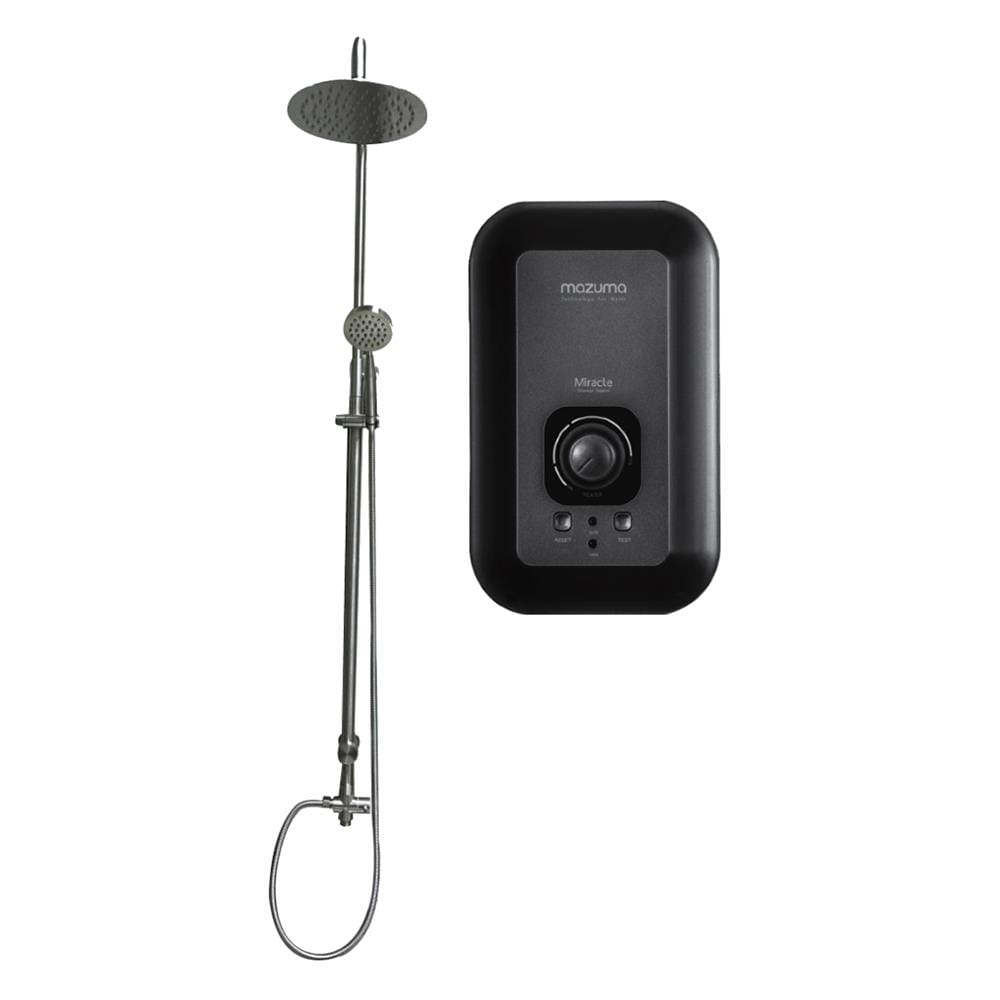 เครื่องทำน้ำอุ่น MAZUMA MIRACLE METALIC RAIN SHOWER 5500 วัตต์