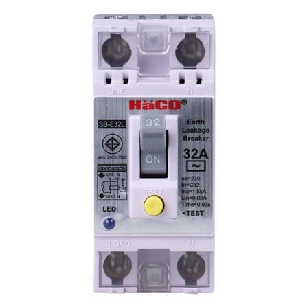 เซฟตี้เบรกเกอร์กันไฟดูด 32 แอมป์ HACO SB-E32L_0